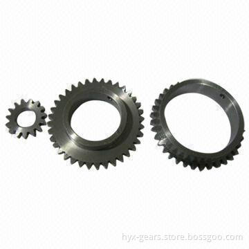 Gears, machined with high precision, high quality